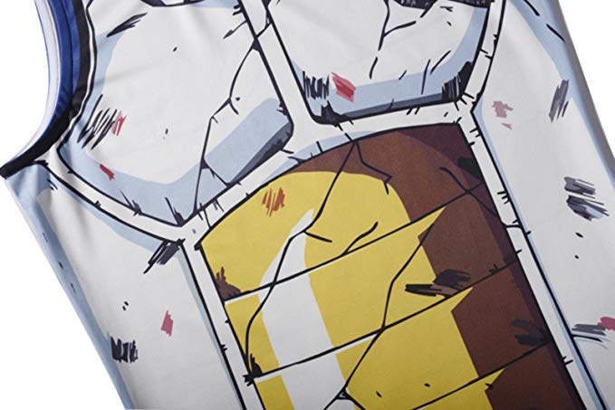 Vegeta Cell Battle Damaged Armour Tank Top