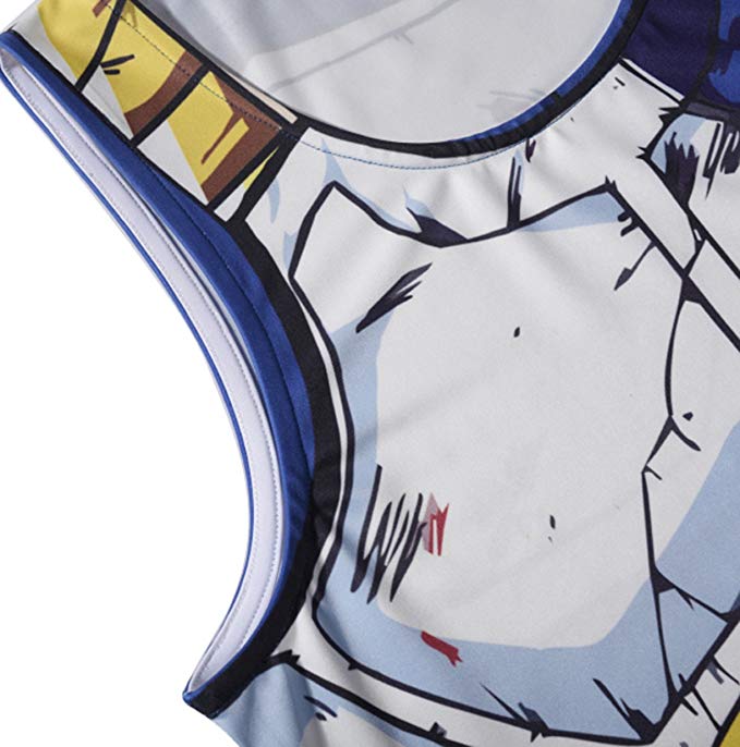 Vegeta Cell Battle Damaged Armour Tank Top