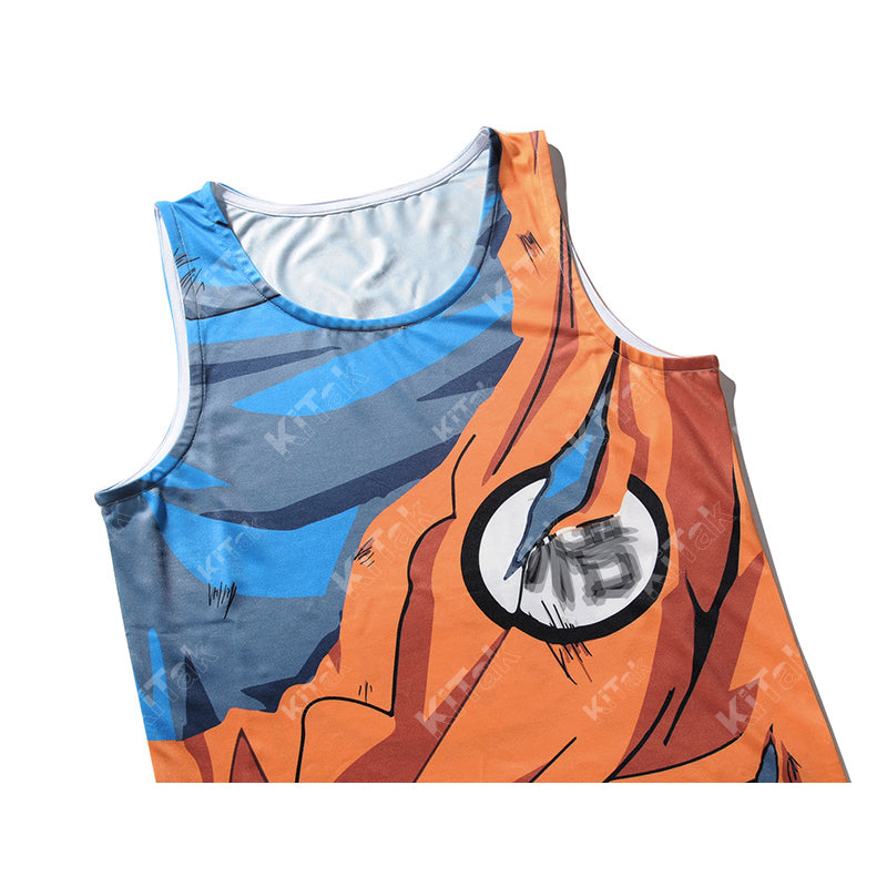 Battle Damaged Goku Tank Top