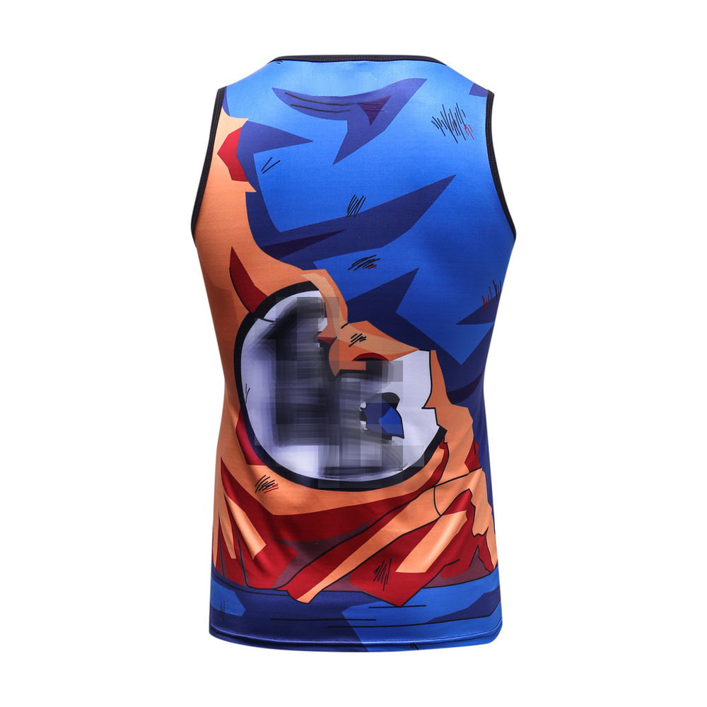 Battle Damaged Son Goku Tank Top