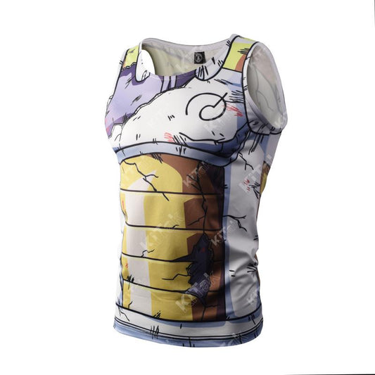 Battle-Damaged Vegeta RF Tank Top