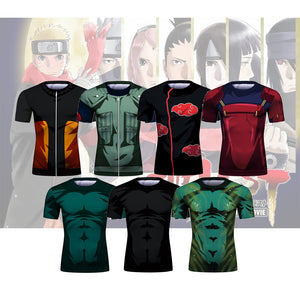 CosFitness Naruto Fitness Shirts Have Been Released and Ready for Pre-order