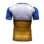 CosFitness Dragon Ball Gym Shirts, Vegeta Cell Cosplay Training T Shirt for Men(Lite Series)