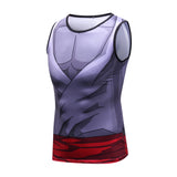 CosFitness Dragon Ball Gym Shirts, Goku Black Zamasu Cosplay Training Tank Top for Men(Lite Series)
