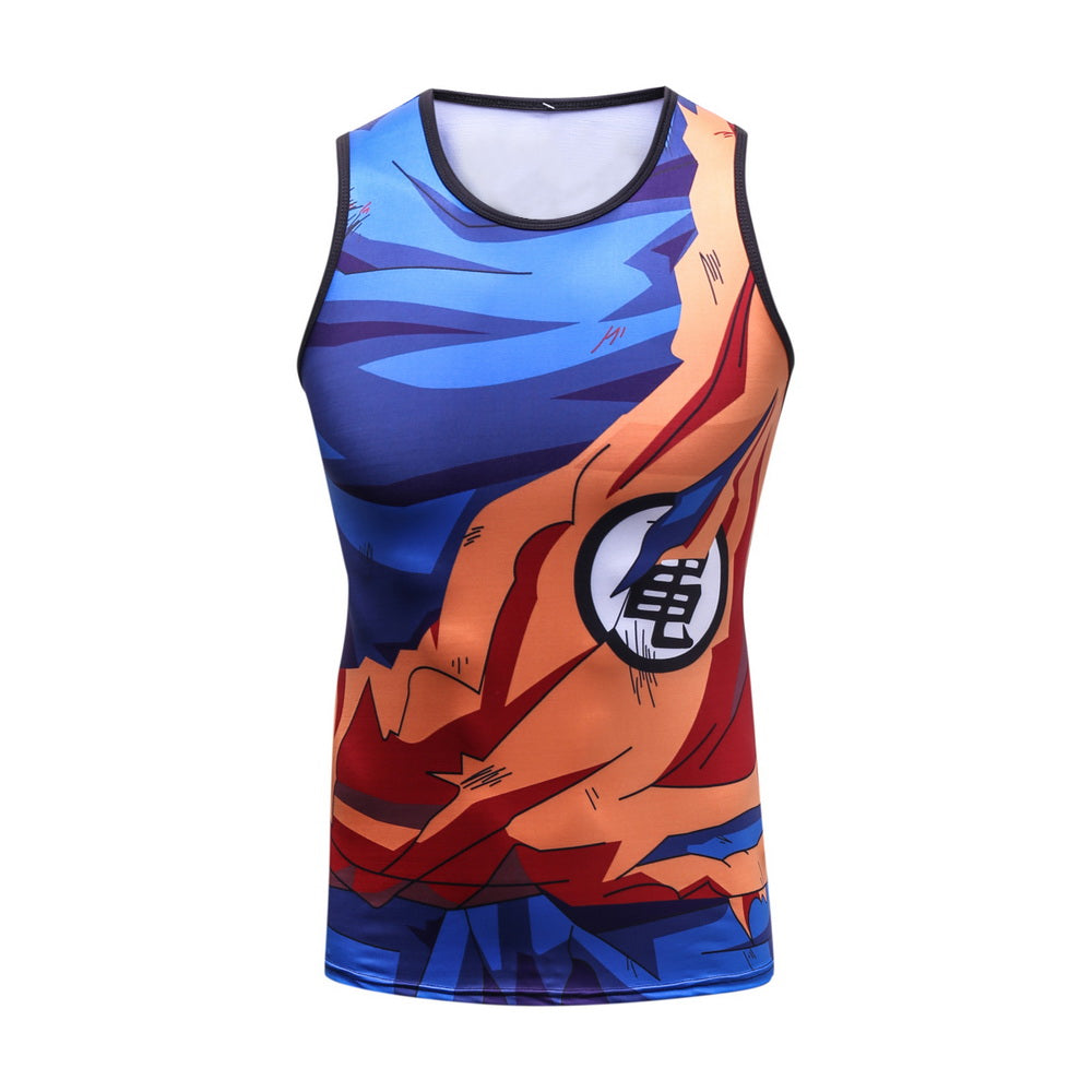 Battle Damaged Son Goku Tank Top