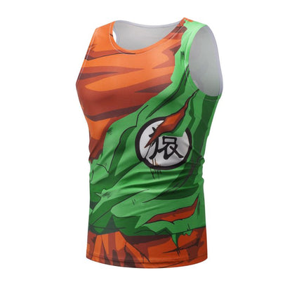 Battle-Damaged Giant Ape Kanji feat. Shenron Dragon Color Scheme Tank Top