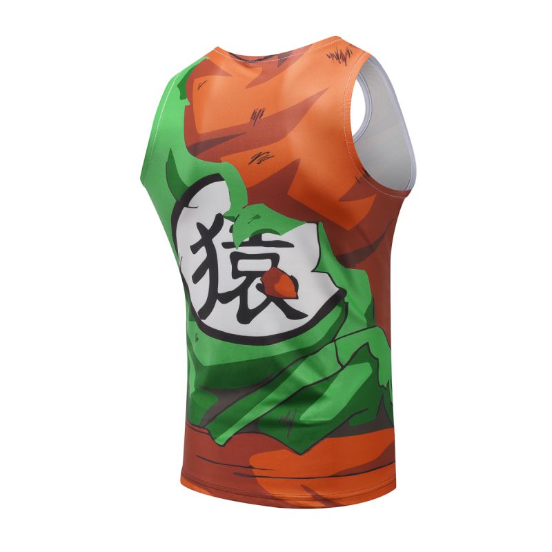 Battle-Damaged Giant Ape Kanji feat. Shenron Dragon Color Scheme Tank Top