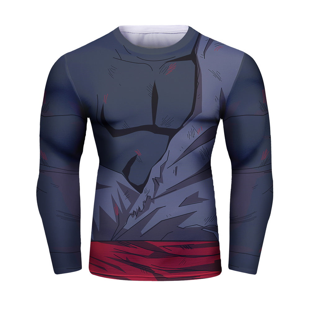 Battle Damaged Goku Black Zamasu Long-Sleeve T-shirt