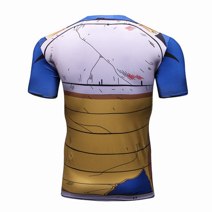 Vegeta Cell Battle Damaged Armour T-shirt