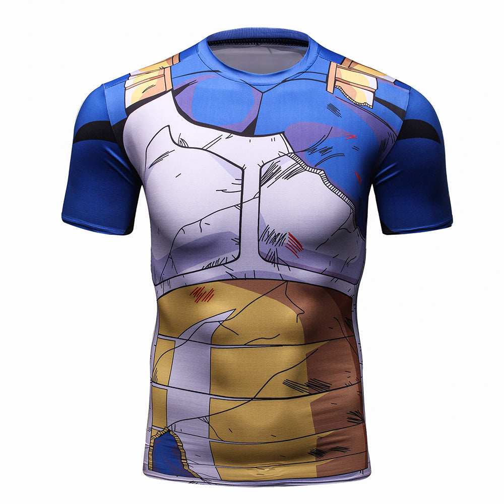 Vegeta Cell Battle Damaged Armour T-shirt