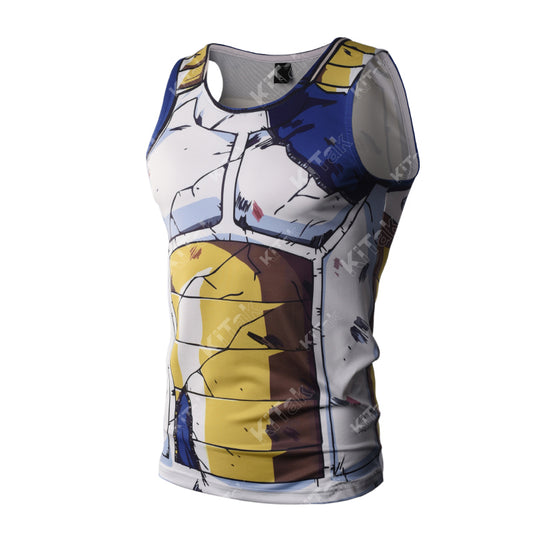 Vegeta Cell Battle Damaged Armour Tank Top