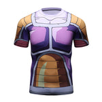 CosFitness Dragon Ball Gym Shirts, Frieza 1st Form(Resurrection F) Cosplay Training T Shirt for Men(Lite Series)