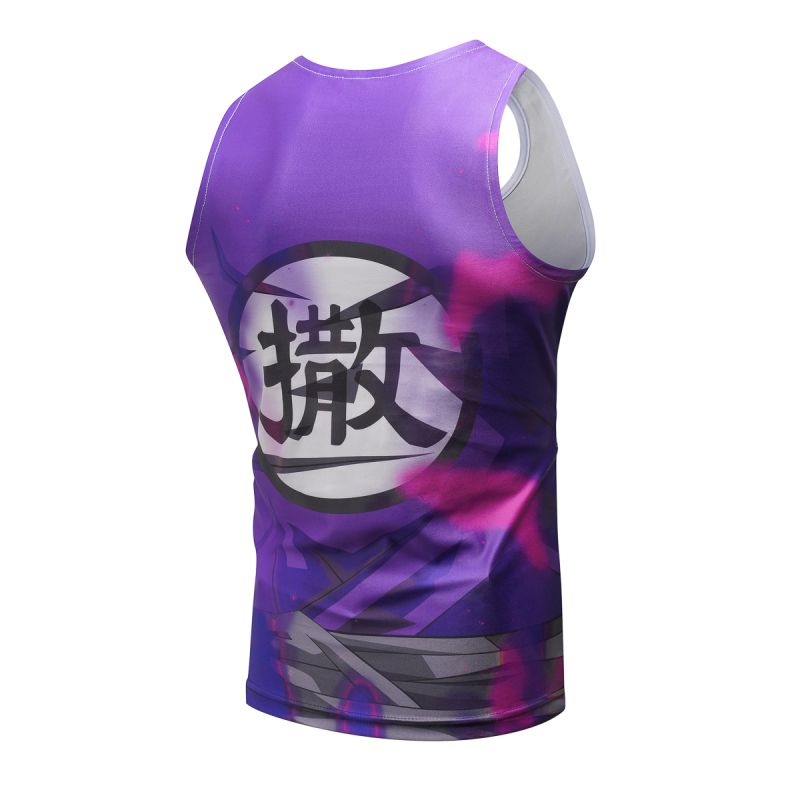 Goku Black Super Saiyan Purple Form feat. Sai Kanji Color Scheme Tank Top