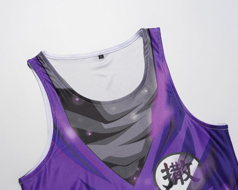 Goku Black Super Saiyan Purple Form feat. Sai Kanji Color Scheme Tank Top