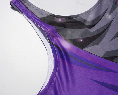 Goku Black Super Saiyan Purple Form feat. Sai Kanji Color Scheme Tank Top
