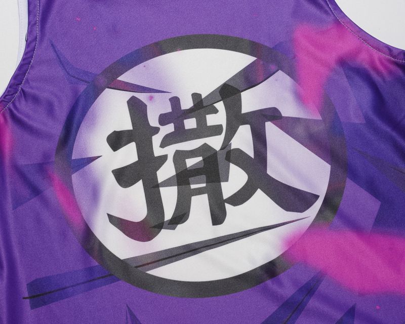 Goku Black Super Saiyan Purple Form feat. Sai Kanji Color Scheme Tank Top