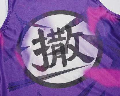Goku Black Super Saiyan Purple Form feat. Sai Kanji Color Scheme Tank Top