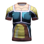 CosFitness Dragon Ball Gym Shirts, Nappa Cosplay Training T Shirt for Men(Lite Series)