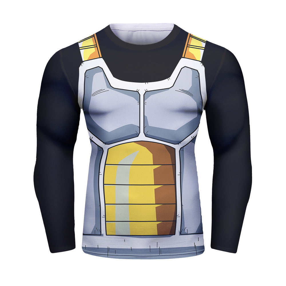 ONYX Vegeta Black Battle Armour Long-Sleeve T-shirt