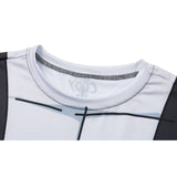 CosFitness MHA My Hero Academia Gym Shirts, UA Uniform(White) Workout Long Sleeve T Shirt for Men(Lite Series)