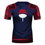 CosFitness Naruto Gym Shirt, Madara Uchiha 2.0 Training T Shirt for Men(Lite Series)
