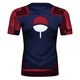 CosFitness Naruto Gym Shirt, Madara Uchiha 2.0 Training T Shirt for Men(Lite Series)