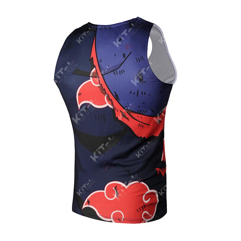 Battle-Damaged Akatsuki Itachi Uchiha Tank Top