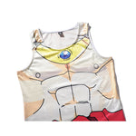 CosFitness Dragon Ball Gym Shirt, Super Broly Cosplay Training Tank Top for Men(Pro Series)