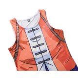 CosFitness Dragon Ball Gym Shirt, Kame Sennin Cosplay Training Tank Top for Men(Pro Series)