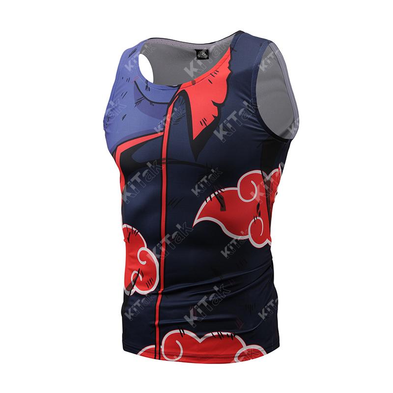 Battle-Damaged Akatsuki Itachi Uchiha Tank Top