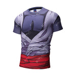 CosFitness Dragon Ball Gym Shirt, Goku Black Zamasu Training T Shirt for Men(Pro Series)