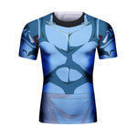 CosFitness Fullmetal Alchemist Gym Shirt, Alphonse Elric Workout T Shirt for Men(Lite Series)