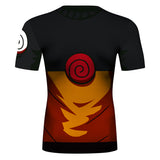 CosFitness Naruto Gym Shirt, Naruto 2.0 Training T Shirt for Men(Lite Series)