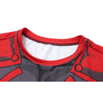 CosFitness MHA My Hero Academia Gym Shirts, ONYX Deku Plus Ultra Workout Long Sleeve T Shirt for Men(Lite Series)