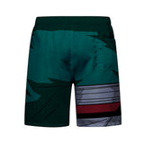 CosFitness Naruto Gym Shorts, Rock Lee Workout Short Pant for Men(Lite Series)