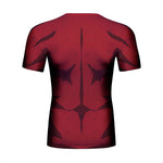 CosFitness Dragon Ball Gym Shirts, SSJ4 ONYX Goku Fitness T Shirt for Men(Lite Series)
