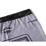 CosFitness Dragon Ball Gym Legging, Vegeta RF Workout Compression Long Pant for Men(Pro Series)