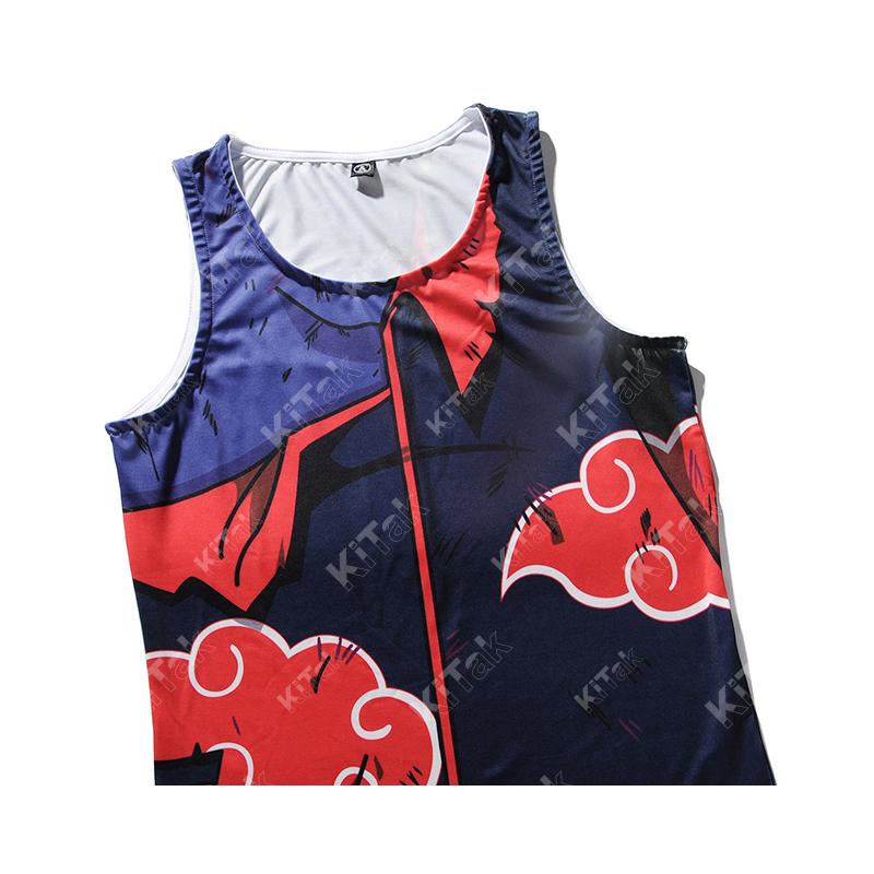 Battle-Damaged Akatsuki Itachi Uchiha Tank Top