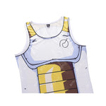 CosFitness Dragon Ball Gym Shirt, Vegeta Resurrection F Cosplay Training Tank Top for Men(Pro Series)