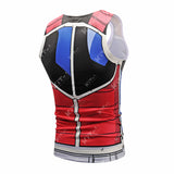 CosFitness Dragon Ball Gym Shirt, Rouge Cosplay Training Tank Top for Men(Pro Series)