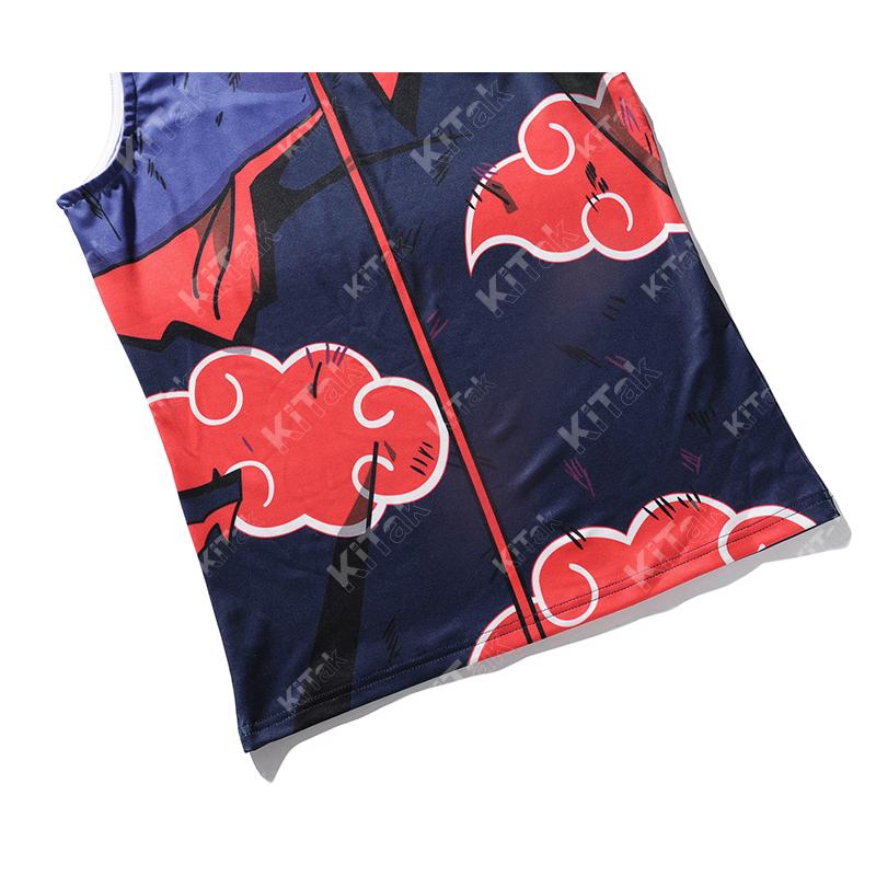 Battle-Damaged Akatsuki Itachi Uchiha Tank Top