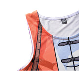 CosFitness Dragon Ball Gym Shirt, Kame Sennin Cosplay Training Tank Top for Men(Pro Series)